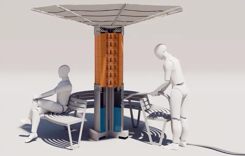 Ladrillo de terracota para islas de calor