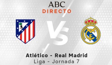 Atlético de Madrid - Real Madrid en directo hoy: partido de la Liga, jornada 7
