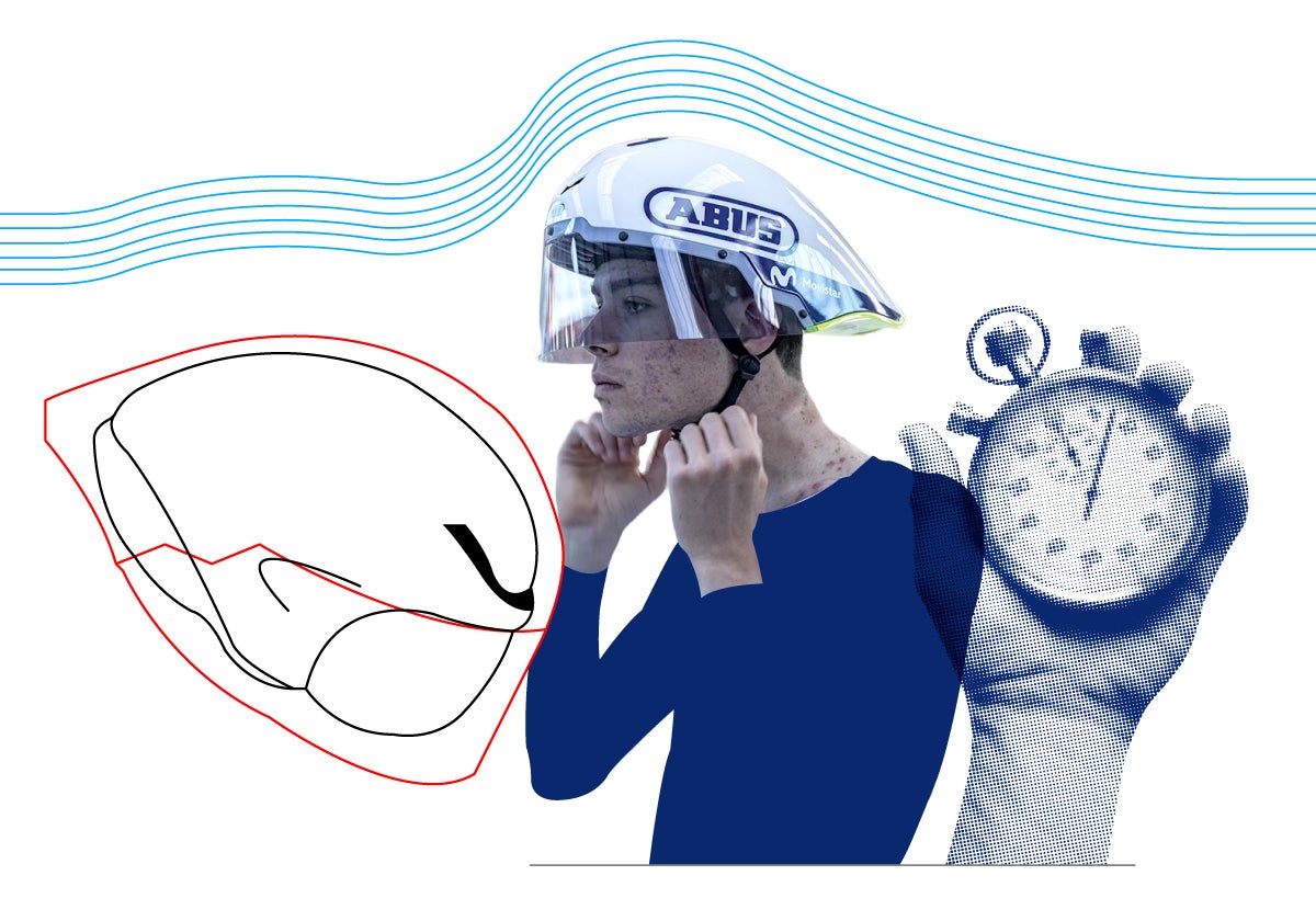 El nuevo casco de Iván Romeo que le da «entre 1 y 2 segundos» de mejora por kilómetro