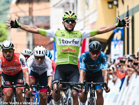 Leangel Linarez impone su ley en Cagua y da otro triunfo al Tavfer en la Vuelta a Venezuela