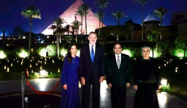El plan nocturno de Felipe y Letizia en Egipto: puesta de sol y cena en un histórico hotel con vistas a las pirámides de Guiza