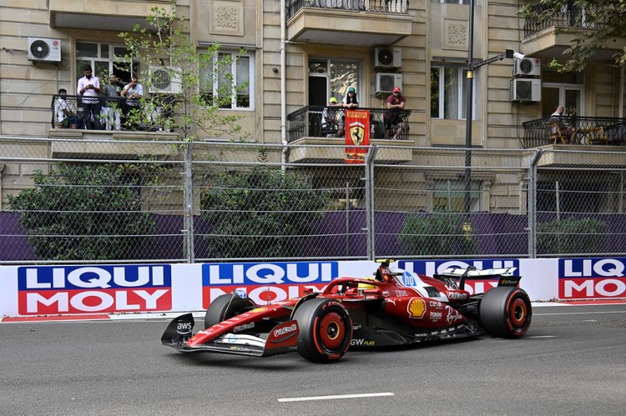 Lewis Hamilton en Azerbaiyán