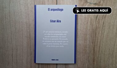 'El arqueólogo' de César Aira