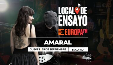 Local de Ensayo Europa FM vuelve a abrir sus puertas con Amaral