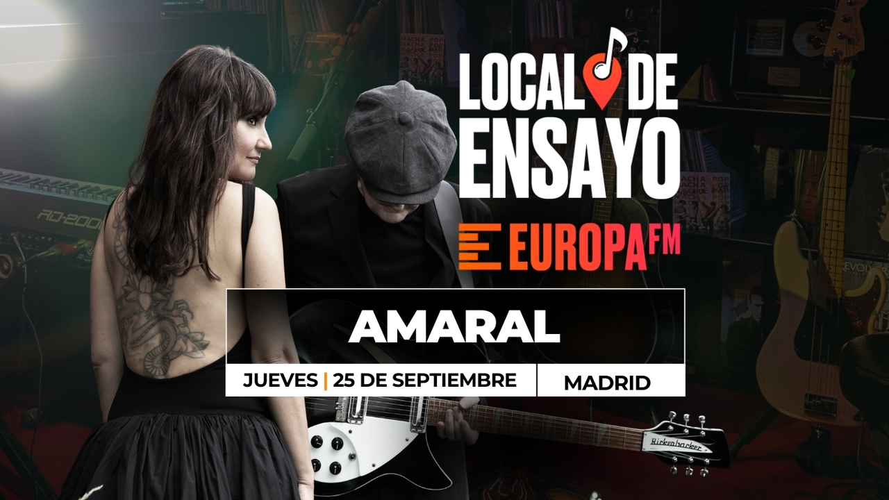 Local de Ensayo Europa FM vuelve a abrir sus puertas con Amaral