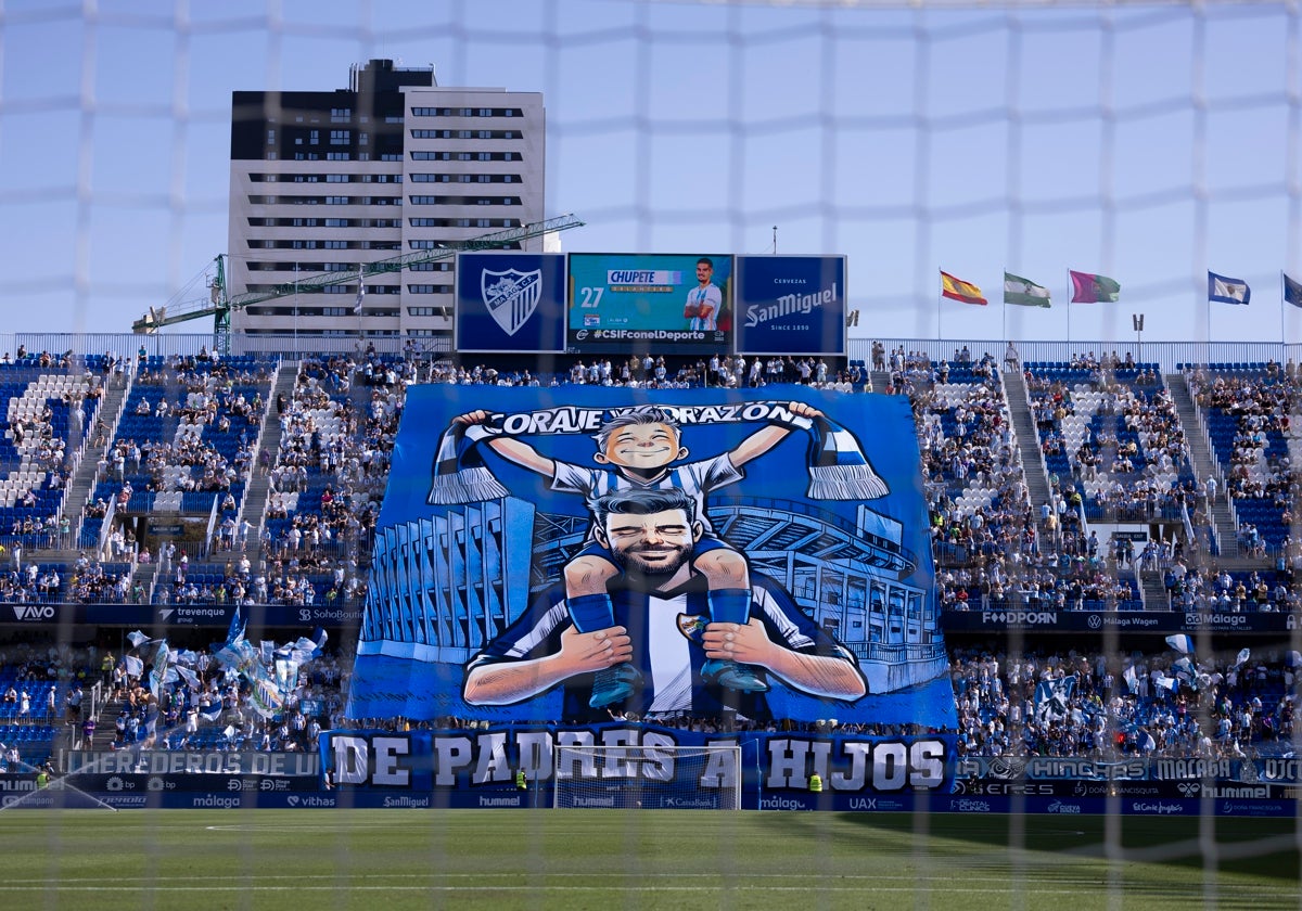 El Málaga trata de frenar los insultos en La Rosaleda