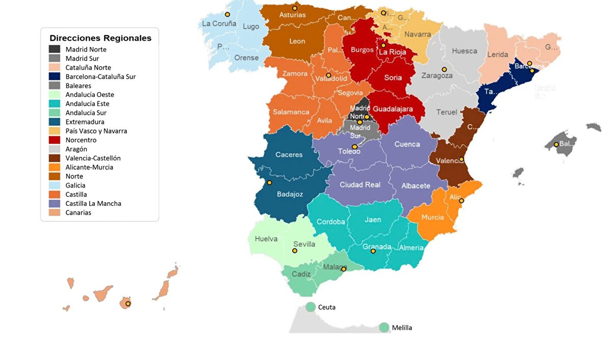 MAPFRE renueva su estructura territorial reforzándola con 76 nuevas posiciones directivas