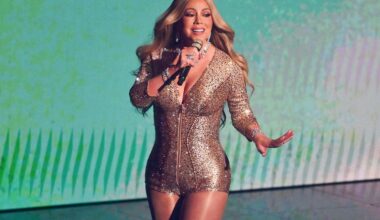 Mariah Carey actúa en los VMAs y recibe el Video Vanguard Award