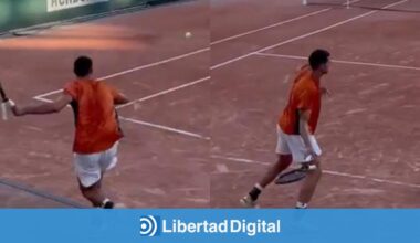 El tenis se reinventa y peligra el revés: golpes de drive con ambas manos y raquetas de dos mangos