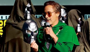 Marvel confirma el diseño del Doctor Doom de Robert Downey Jr. para la próxima película de Vengadores