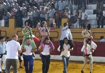 Ferrera indulta a «Temerario» de Juan Albarrán en Barcarrota