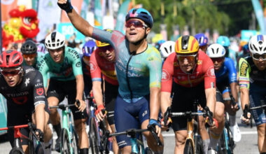 Matteo Malucelli impone su velocidad en la primera etapa del Tour de Langkawi