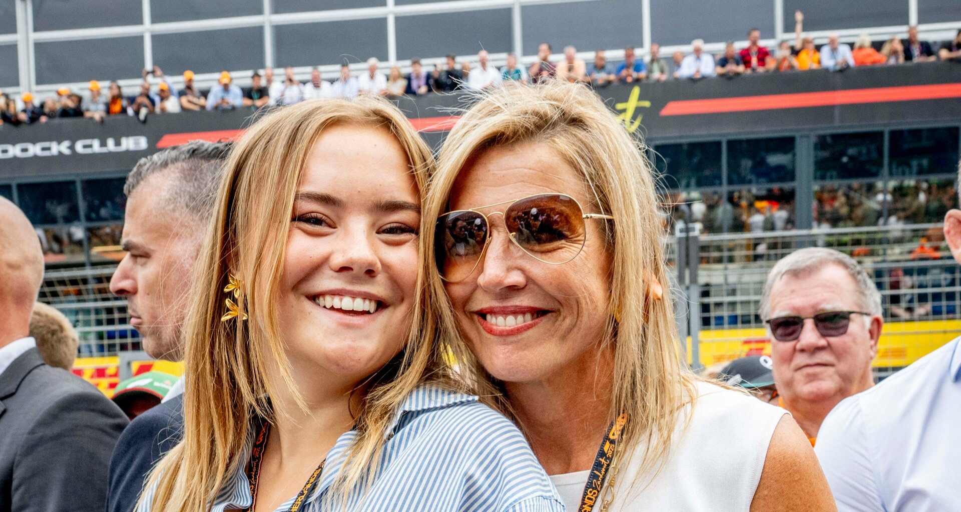 La reina Máxima más espontánea la lía en el Gran Premio de F1 de Holanda