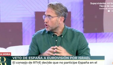 El programa de Ana Rosa: Máximo Huerta lanza la pregunta que todos se hacen sobre Eurovisión tras la salida de España: «Me genera esa duda»