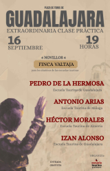 Guadalajara acogerá una extraordinaria clase práctica taurina el 16 de septiembre | NuevaAlcarria