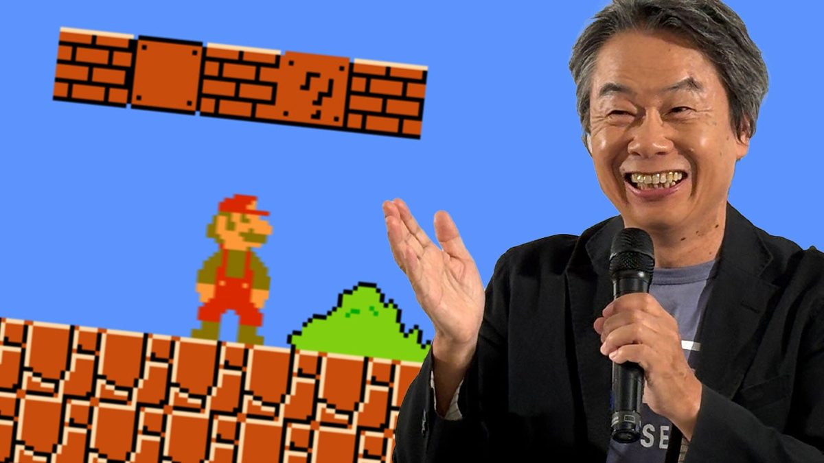 Miyamoto explica cómo se creó el Mundo 1-1 de Super Mario Bros.