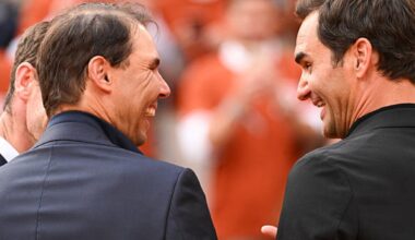 Nadal y Federer volvieron a encontrarse.