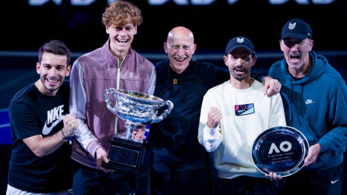 Giacomo Naldi habla sobre Jannik Sinner. Foto: Getty