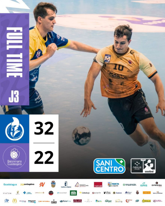 El SANICENTRO Balonmano Guadalajara cae en Valladolid y sigue sin estrenar su casillero