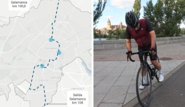 El circuito de la Vuelta en Salamanca, visto desde la bici: un sube-baja a toda velocidad con un favorito claro