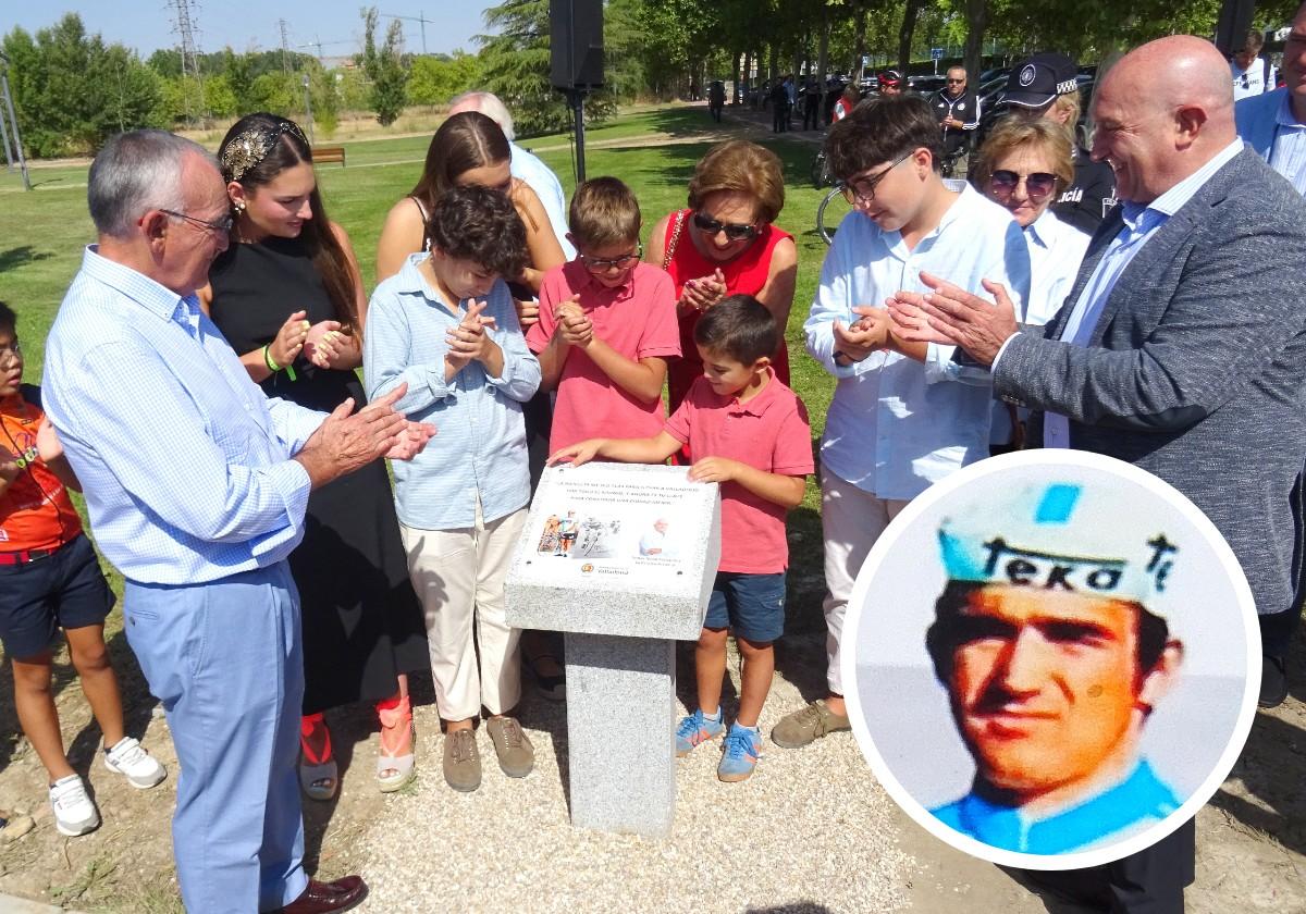 El Ayuntamiento dedica a Tomás Nistal, el esprínter que derrotó al 'caníbal', el carril bici que lleva a Simancas