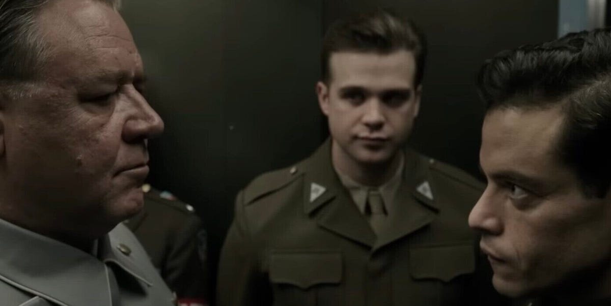 Crítica de 'Nuremberg', perezosa colección de tropos del cine judicial de los 90 donde solo Russell Crowe se lo pasa en grande