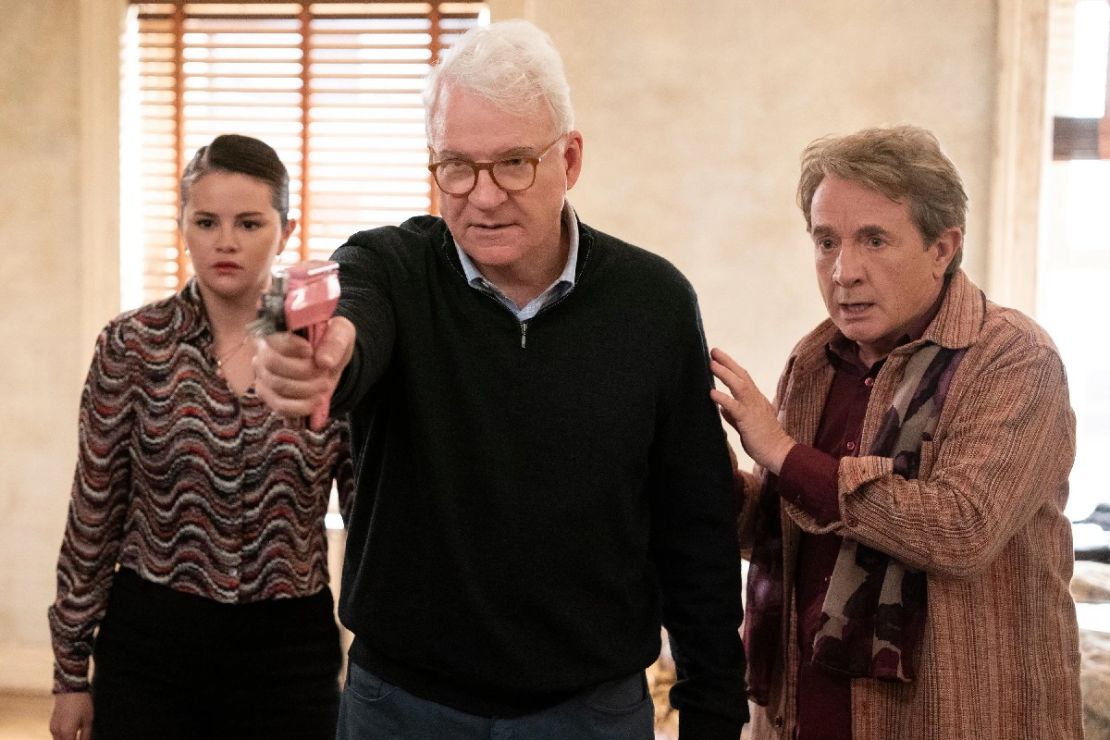 Selena Gomez, Steve Martin y Martin Short en 