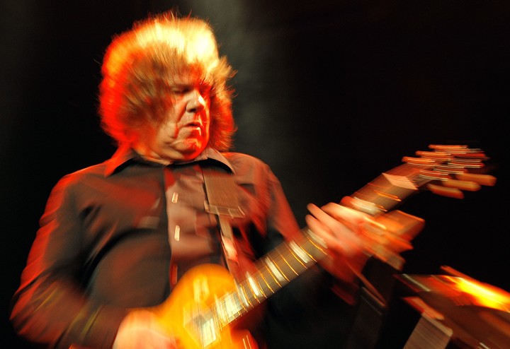 Gary Moore, guitarrista de Thin Lizzy.
Foto: AFP/ FABRICE COFFRINI