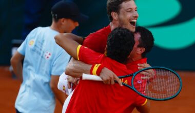 El récord histórico que batió España tras remontar a Dinamarca en la Copa Davis