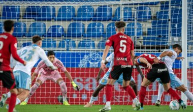 La curiosa barrera que colocó Andrada, portero del Real Zaragoza
