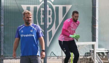 Pau López regresa parcialmente a los entrenamientos con el Betis