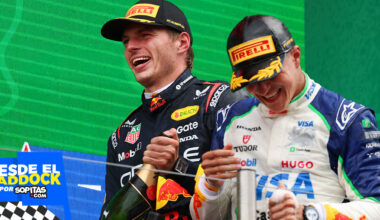 Max Verstappen e Isack Hadjar