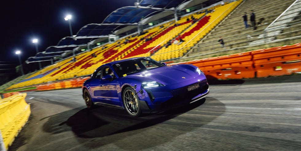 porsche taycan turbo gt cuarto de milla