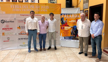 Presentación del cartel taurino para las fiestas del Pilar de Calanda/ Ayto