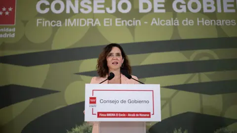 La presidenta de la Comunidad de Madrid, Isabel Díaz Ayuso