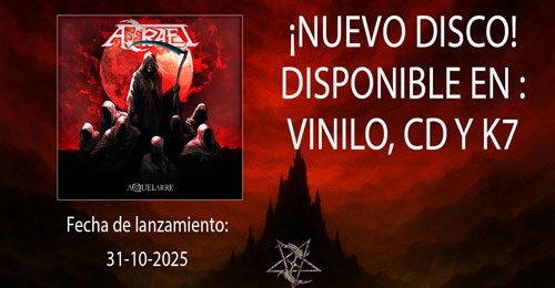 AZRAEL anuncia pre venta de su nuevo álbum “Aquelarre”.