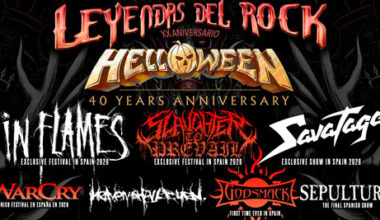 LEYENDAS DEL ROCK - Cartel actualizado a la fecha .