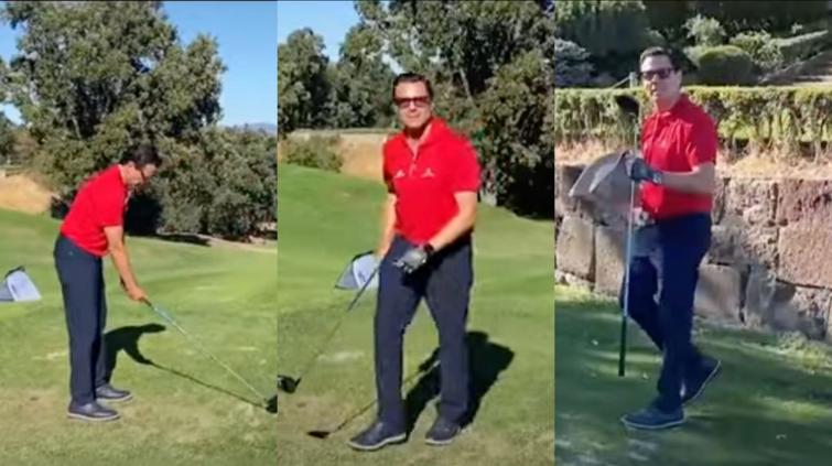 Reaparece Peña Nieto en Torneo de golf en Madrid 🎦 - Tiempo La Noticia Digital