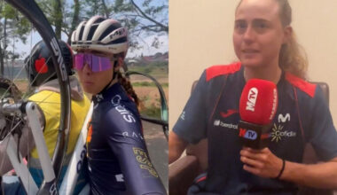 Blasi, del "busqué una rendija para bajarme" al "bronce que sabe a oro"... ¡y a la mototaxi por un pinchazo!