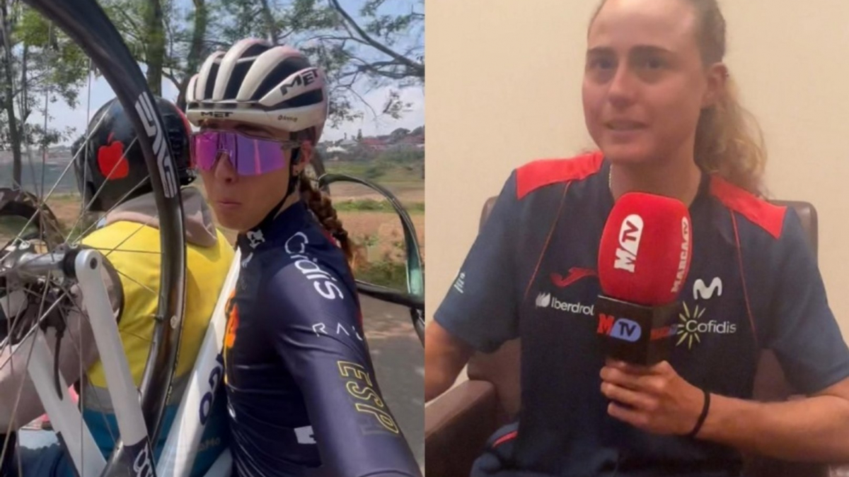 Blasi, del "busqué una rendija para bajarme" al "bronce que sabe a oro"... ¡y a la mototaxi por un pinchazo!