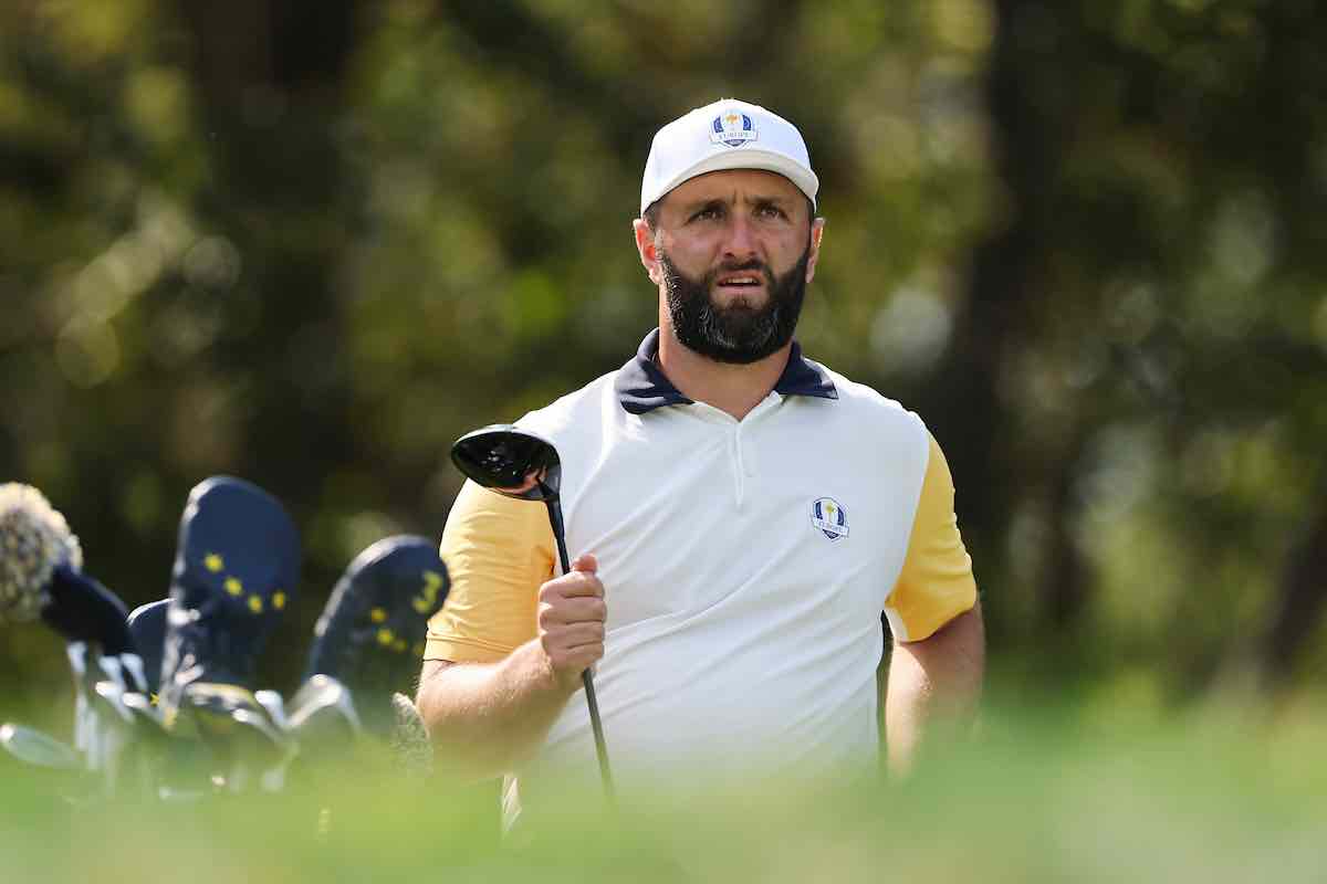 Jon Rahm, durante la ronda de prácticas del martes en Bethpage. (Photo by Michael Reaves/PGA of America)