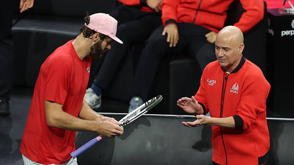 Reilly Opelka, quejas de la pista de Laver Cup 2025. Foto: gettyimages
