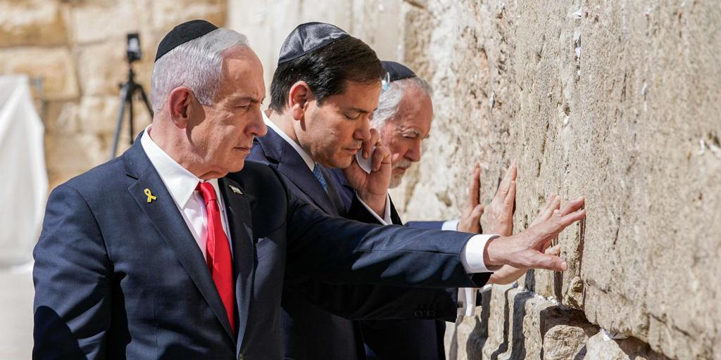 EE.UU. blinda a Netanyahu ante las críticas internacionales con la visita de Rubio a Israel