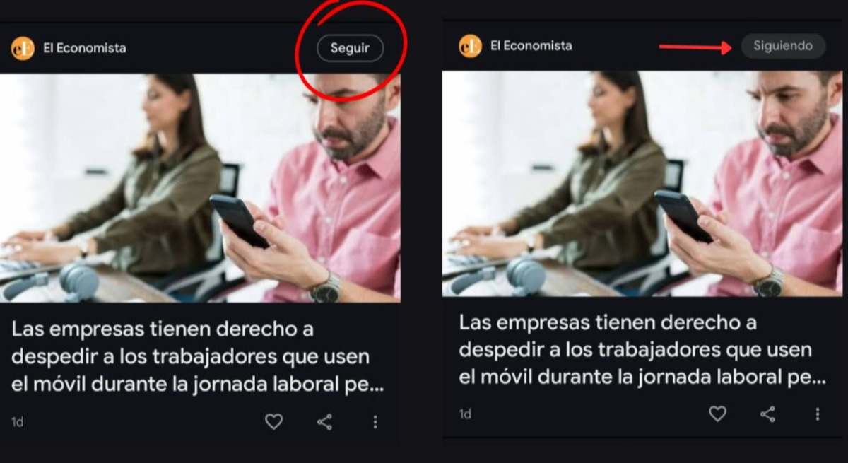 a partir de ahora, personaliza tu feed para no perderte ningún contenido