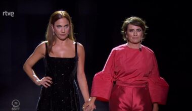 Silvia Abril y Toni Acosta provocan una ovación inmediata en el Festival de San Sebastián con sus palabras sobre Gaza