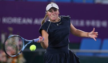 Sofia Kenin, en Seúl. Foto: gettyimages