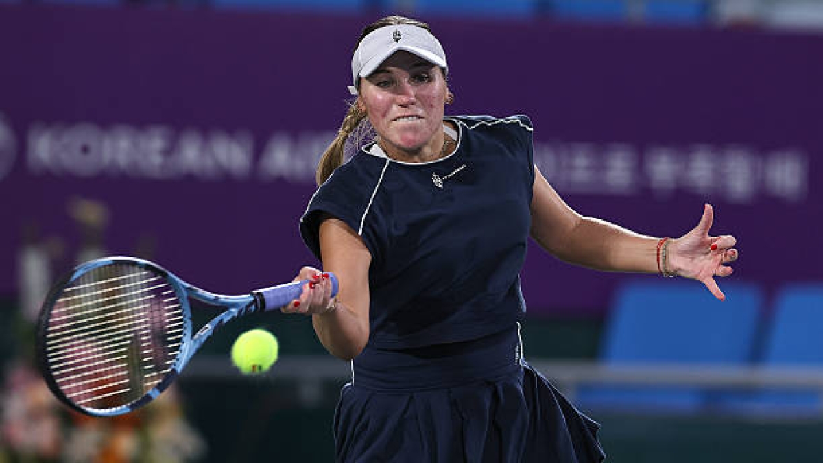 Sofia Kenin, en Seúl. Foto: gettyimages