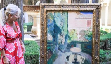 El cuadro de Sorolla «Jardín de Lindaraja», de 1909, se expondrá en Granada