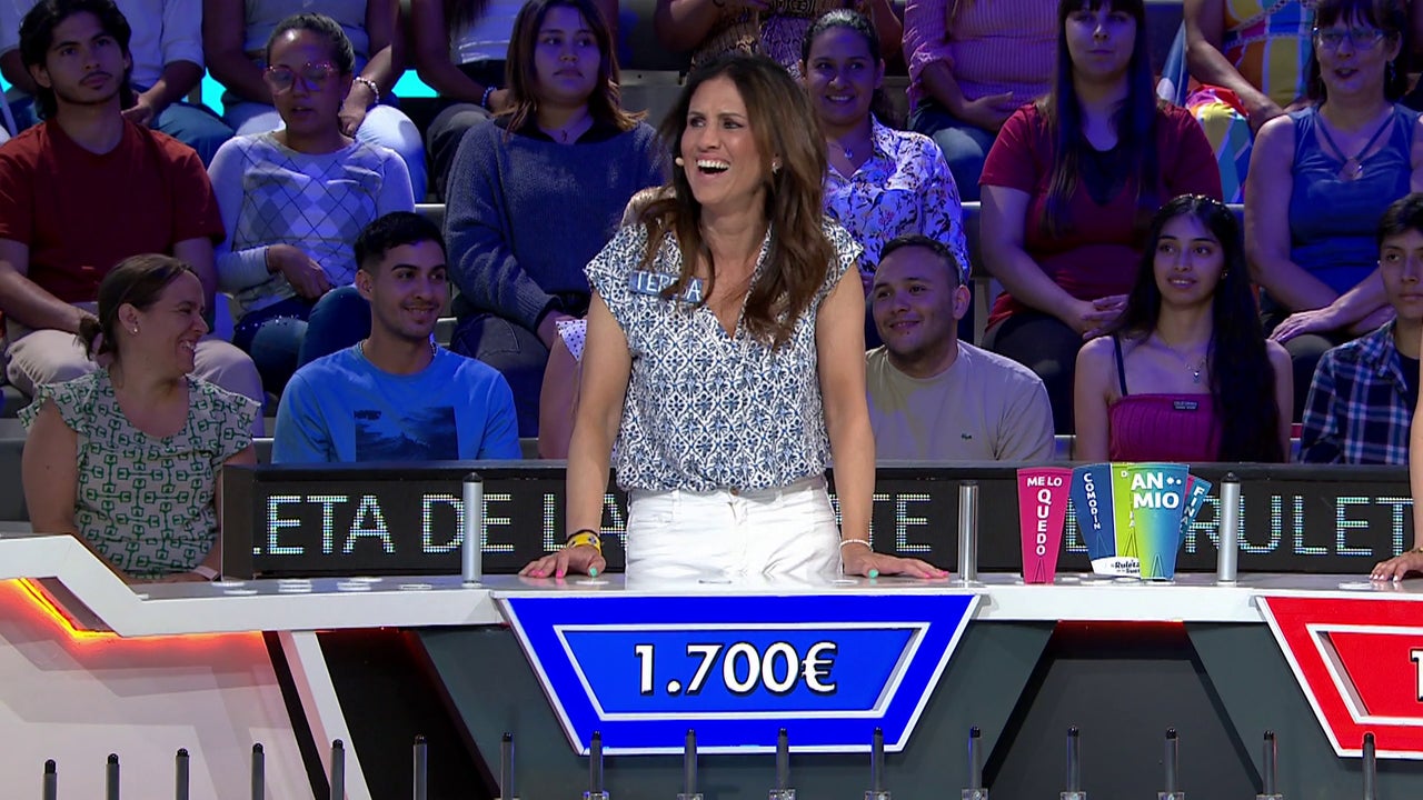 el Bote alegra la visita de Teresa a La ruleta de la suerte