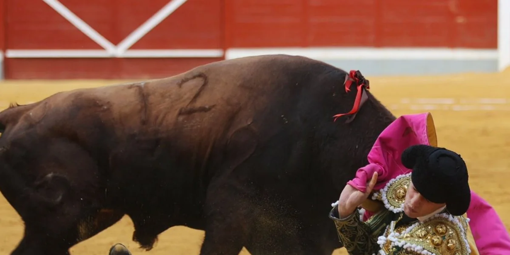 El novillero portuense Gonzalo Capdevilla sufre una triple herida por asta de toro